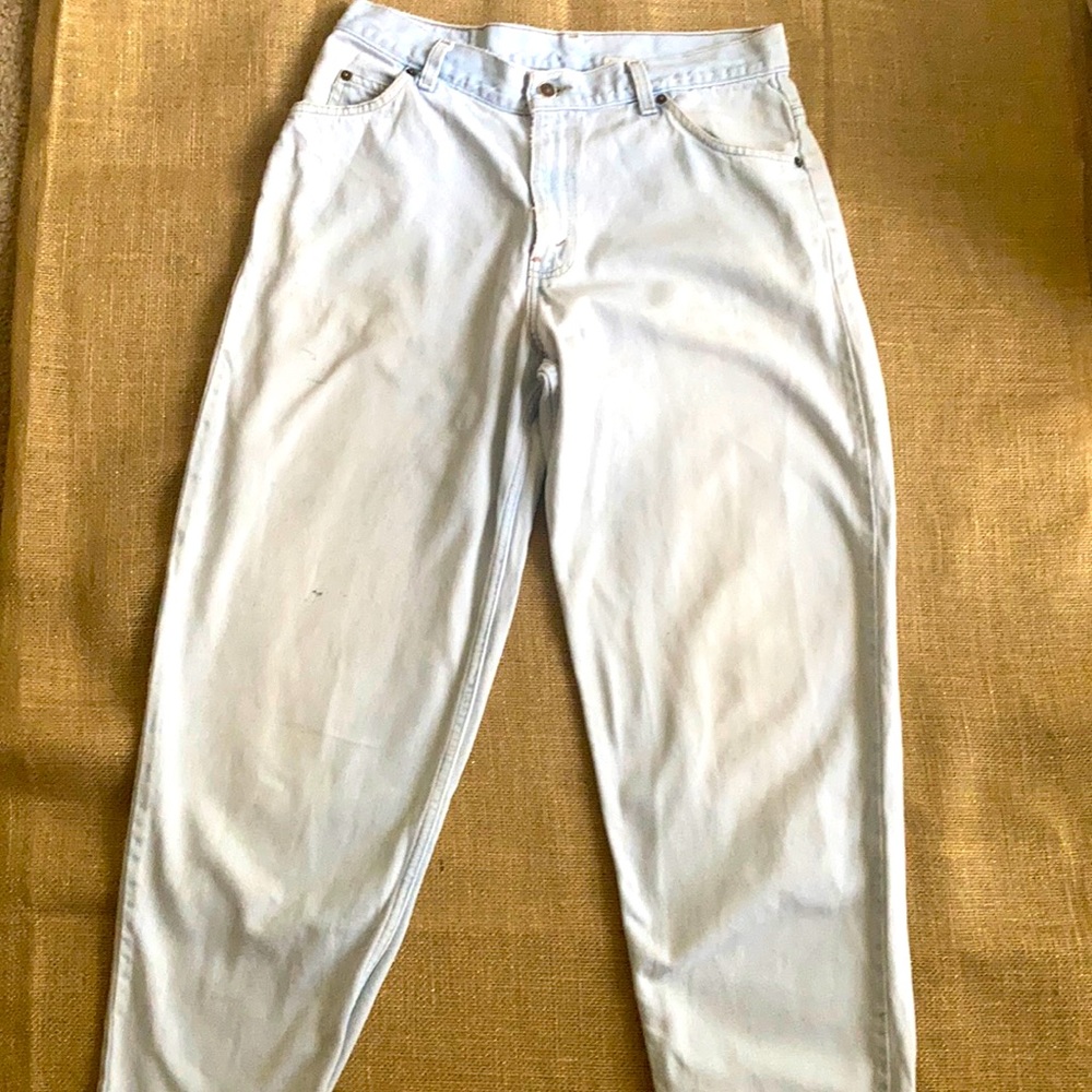 Men’s White Wash Jeans